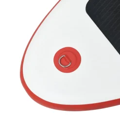 vidaXL Stand-up paddleboard opblaasbaar met zeilset rood en wit