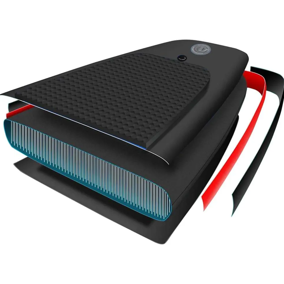 vidaXL Stand Up Paddleboardset opblaasbaar 300x76x10 cm zeeblauw