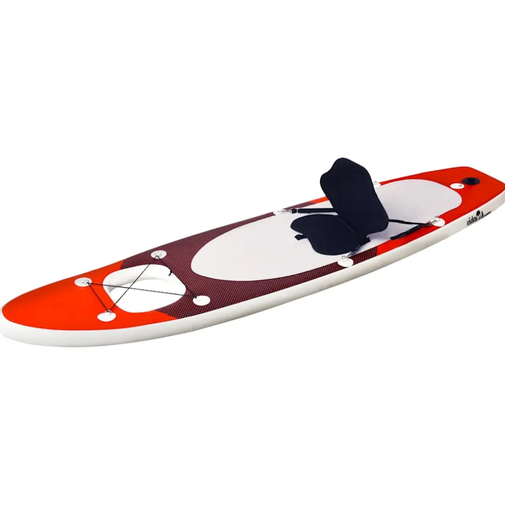 vidaXL Stand Up Paddleboardset opblaasbaar 300x76x10 cm rood