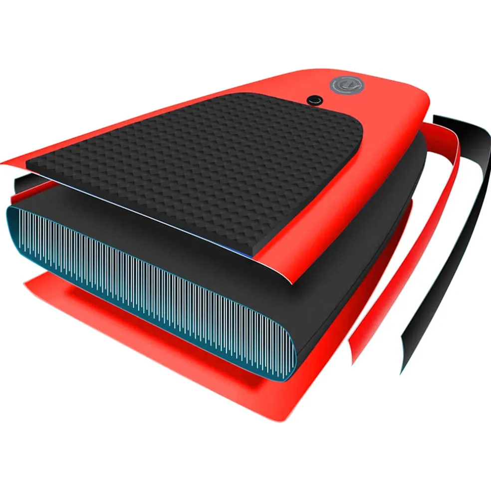 vidaXL Stand Up Paddleboardset opblaasbaar 300x76x10 cm rood