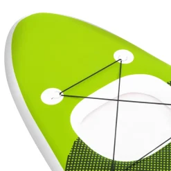 vidaXL Stand Up Paddleboardset opblaasbaar 300x76x10 cm groen