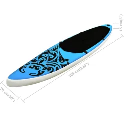 vidaXL Stand Up Paddleboardset opblaasbaar 305x76x15 cm blauw