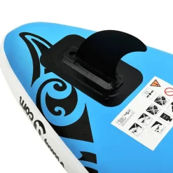 vidaXL Stand Up Paddleboardset opblaasbaar 305x76x15 cm blauw