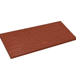 vidaXL Stapsteen 6 st Rood 60,5 x 25 x 2 cm Rubber