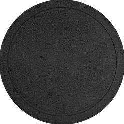 vidaXL Stapsteen 6 st Zwart Ø 44 x 2 cm Rubber