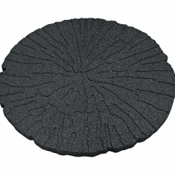 vidaXL Stapsteen 6 st Zwart Ø 45 x 1,8 cm Rubber