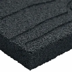 vidaXL Stapsteen 6 st Zwart 60,5 x 25 x 2 cm Rubber