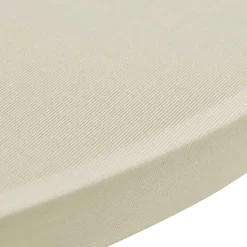 vidaXL Statafelhoes Stretch Ø60cm Crème (2 stuks)