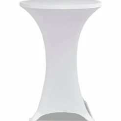 vidaXL Statafelhoes Stretch Ø60cm Wit (2 stuks)
