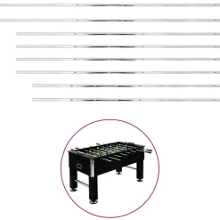 vidaXL Staven voor voetbaltafel 8 st 15,9 mm