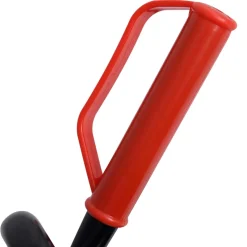 vidaXL Steekwagen telescopisch 200 kg zwart en rood
