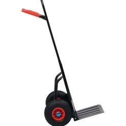 vidaXL Steekwagen telescopisch 200 kg zwart en rood