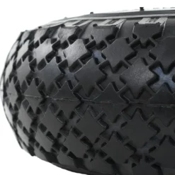 vidaXL Steekwagenwielen 2 st 3,00-4 (245x82) rubber
