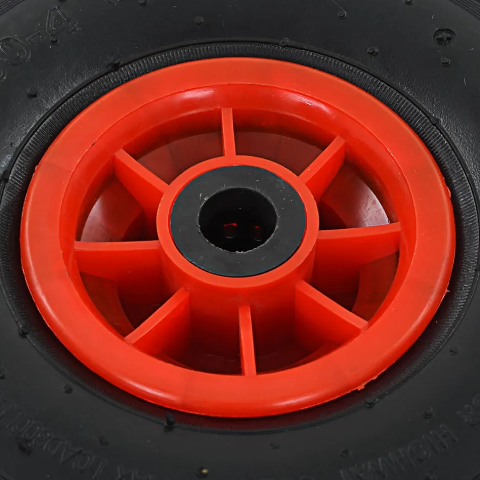 vidaXL Steekwagenwielen 2 st 3,00-4 (245x82) rubber