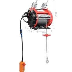 vidaXL Steigerlier elektrisch 230 V 800 kg