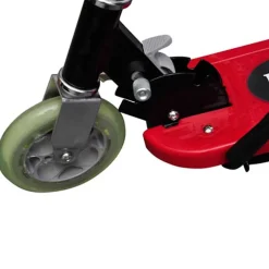 vidaXL Step elektrisch met zitje 120 W rood
