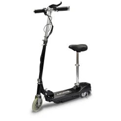 vidaXL Step elektrisch met zitje 120 W zwart