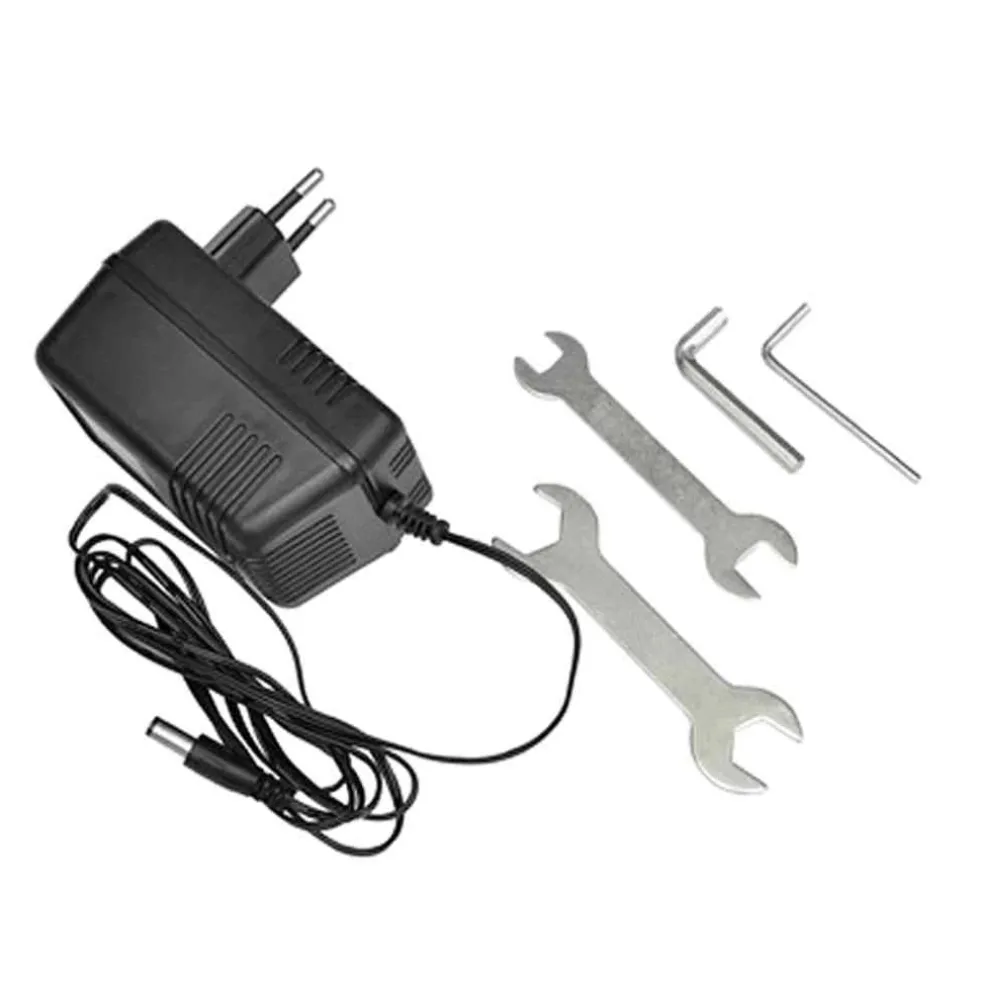 vidaXL Step elektrisch met zitje 120 W zwart
