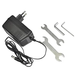 vidaXL Step elektrisch 120 W zwart