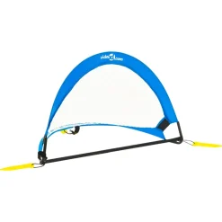 vidaXL 2 st Kindervoetbaldoelen met opbergtas 75,5x46x48 cm