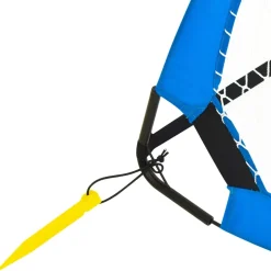 vidaXL 2 st Kindervoetbaldoelen met opbergtas 75,5x46x48 cm