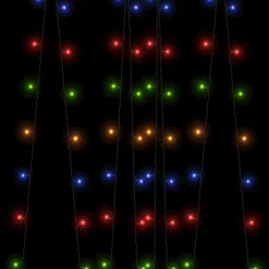 vidaXL 5 st Lichtslinger met 200 LED's solar binnen/buiten meerkleurig