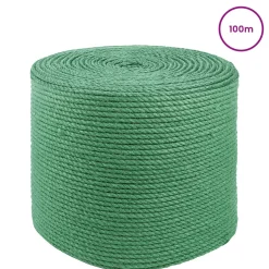 vidaXL 2 st 2 mm Groen 100% Tossa jute