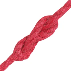 vidaXL 2 st 2 mm Rood 100% Tossa jute