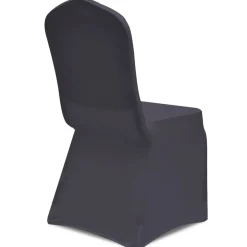 vidaXL Stoelhoes stretch antraciet 4 stuks