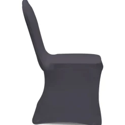vidaXL Stoelhoes stretch antraciet 4 stuks