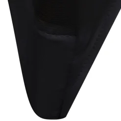 vidaXL Stoelhoes stretch 4 stuks zwart