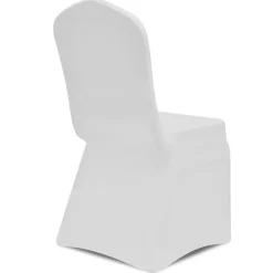 vidaXL Stoelhoes Stretch Wit (50 stuks)
