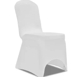 vidaXL Stoelhoes Stretch Wit (50 stuks)
