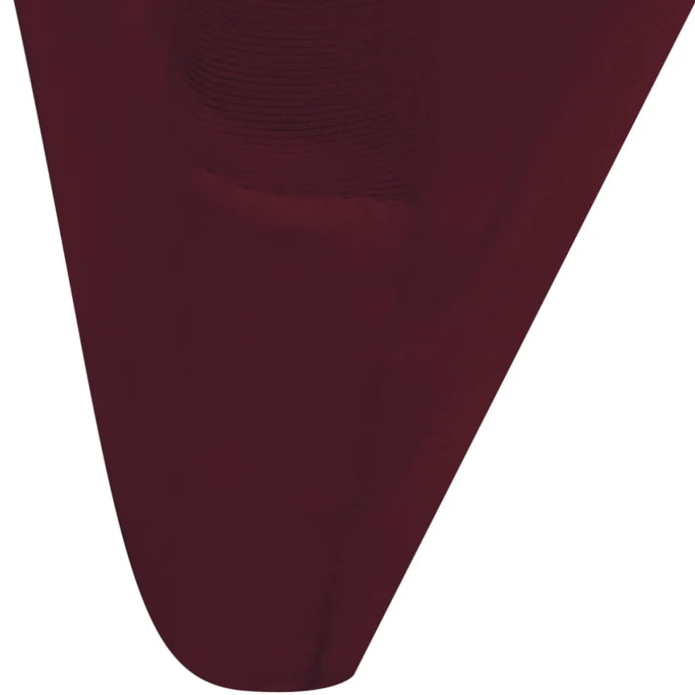 vidaXL Stoelhoezen stretch bordeauxrood 100 st