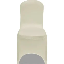 vidaXL Stoelhoezen stretch 18 st crème