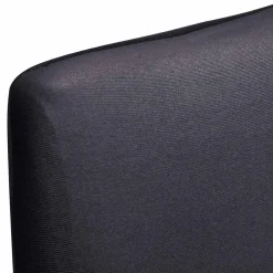 vidaXL Stoelhoezen 6 st stretch recht antracietkleurig