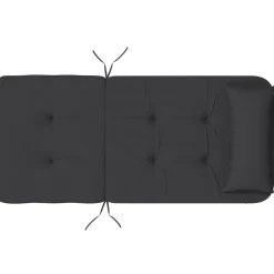 vidaXL Stoelkussens 2 st Adirondack oxford stof zwart