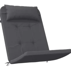 vidaXL Stoelkussens 2 st Adirondack oxford stof antracietkleurig