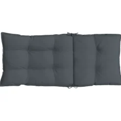 vidaXL Stoelkussens 2 st hoge rug oxford stof antracietkleurig