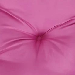 vidaXL Stoelkussens 2 st 40x40x7 cm stof roze
