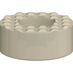 vidaXL Stoelpoot Vloerbeschermers 2 st Doorzichtig Ø 15 x 16 mm PVC