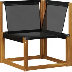 vidaXL 3 st Outdoor Midden- en Hoeksalon Naturel