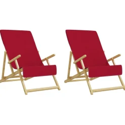vidaXL Strandhanddoeken 2 st 400 g/m² 60x135 cm stof bordeauxrood