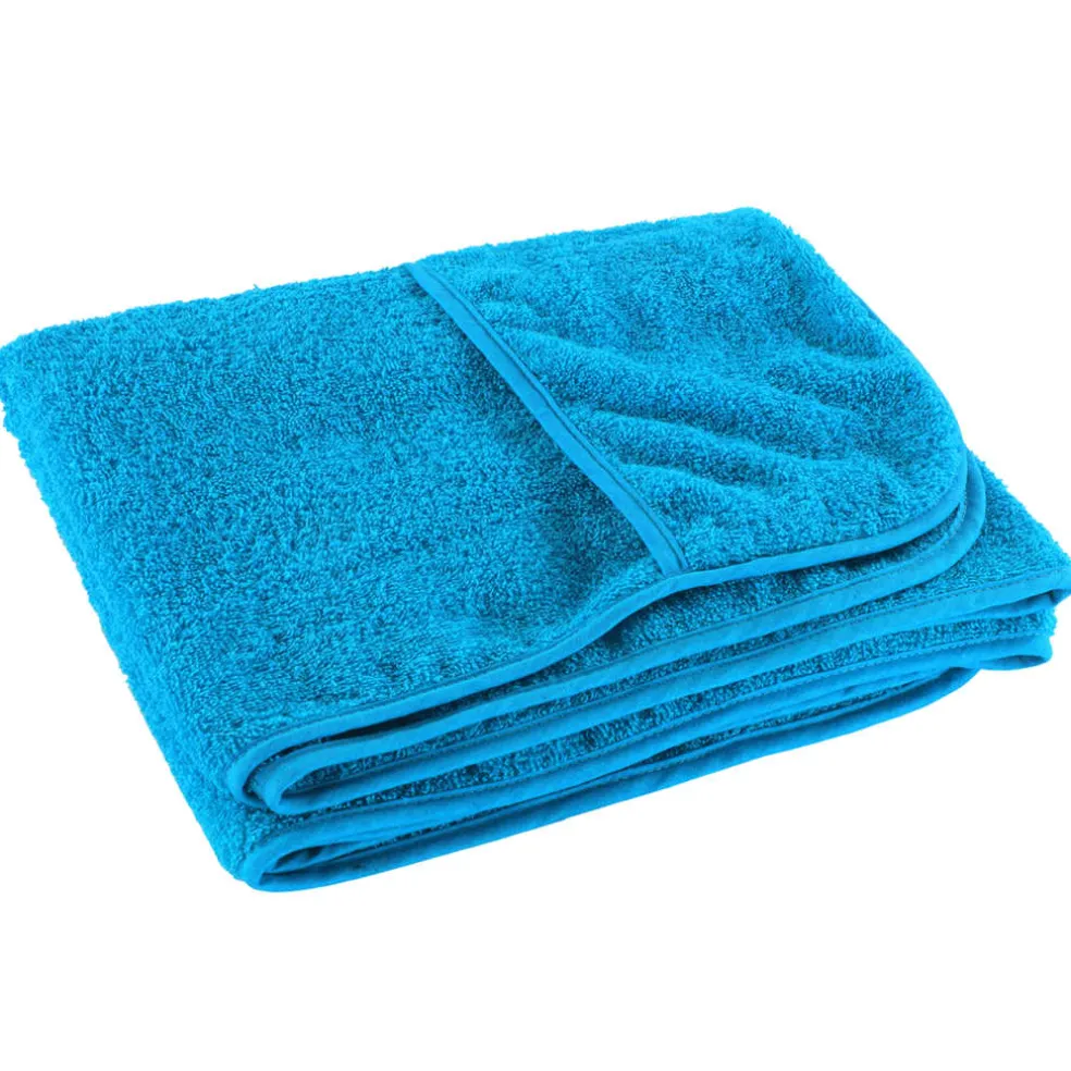 vidaXL Strandhanddoeken 2 st 400 g/m² 60x135 cm stof turquoise