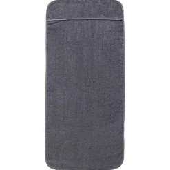 vidaXL Strandhanddoeken 2 st 400 g/m² 75x200 cm stof antracietkleurig