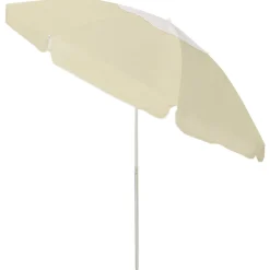 vidaXL Strandparasol 240 cm zandgeel