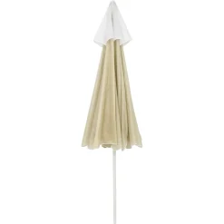 vidaXL Strandparasol 240 cm zandgeel