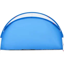 vidaXL Strandtent 2-persoons pop-up waterdicht azuurblauw