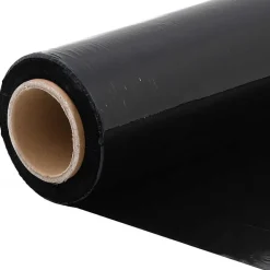 vidaXL Stretchfilm 2 st 17 μm 50 cm x 150 m zwart