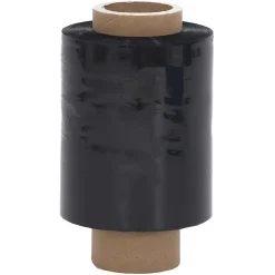 vidaXL Stretchfolies 50 stuks zwart 23 µm 10 cm x 150 m